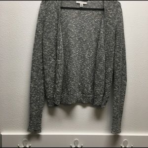 XS American Eagle heather cotton tweed yarn jacket